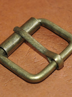 （2个）古铜色箱包配件针扣五金配件针扣针通DIY辅料包带调节扣滚