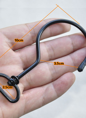 可旋转 三角钩 S型钩 挂勾挂钩 捆绑带钩子 衣帽钩  金属S钩 S勾