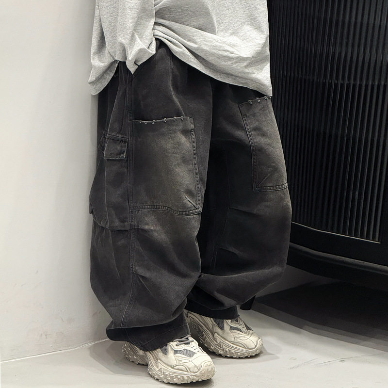 宝多童装男童裤子春秋款2025新款儿童秋装牛仔裤秋季长裤100-180