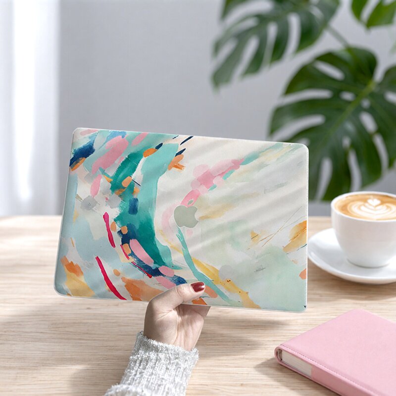 苹果电脑贴纸贴膜MacBookPro/Air炫彩无胶无痕贴纸苹果电脑保护膜