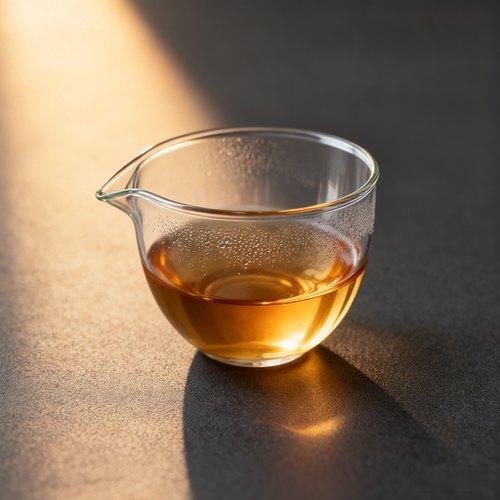 简约耐高温玻璃公道杯高硼硅耐热手工分茶器家用透明茶海功夫茶具