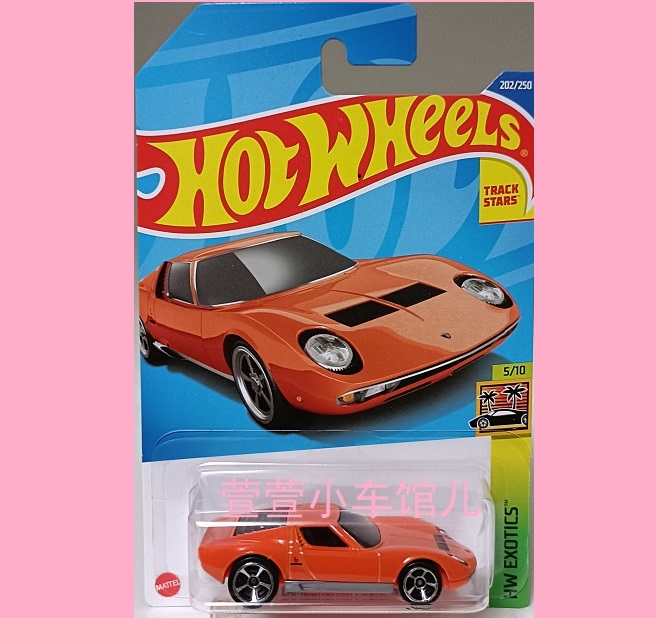 风火轮HOTWHEELS 兰博基尼LAMBORGHINI MIURA SV超跑1:64合金车模