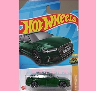 风火轮HOTWHEELS 奥迪 AUDI RS 6 AVANT 瓦罐旅行车 1:64合金车模