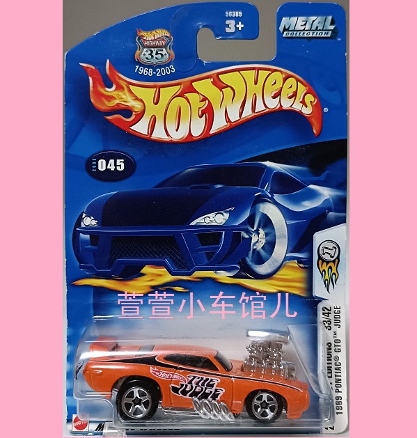 风火轮HOTWHEEL '69庞蒂克PONTIAC GTO JUDGE 2003年首版1:64车模