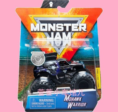 MONSTER JAM大脚车MOHAWK WARRIOR 印第安莫霍克勇士1:64车模包邮