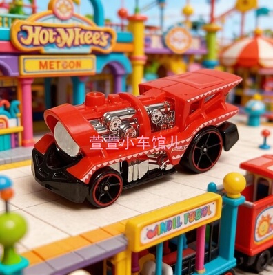风火轮HOTWHEELS 原创 LOCO MOTORIN' 火车头 1:64车模玩具 散车