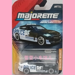 美捷轮MAJORETTE 起亚KIA PERFORMANCE CAR警车 减震开门1:64车模