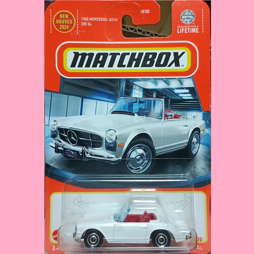 火柴盒MATCHBOX '63奔驰 MERCEDES-BENZ 敞篷 2024年首版1:64车模