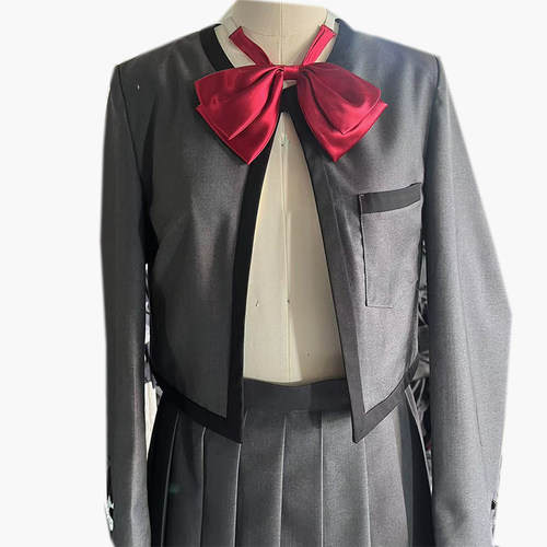 少女歌剧圣翔校服深灰西装百褶裙