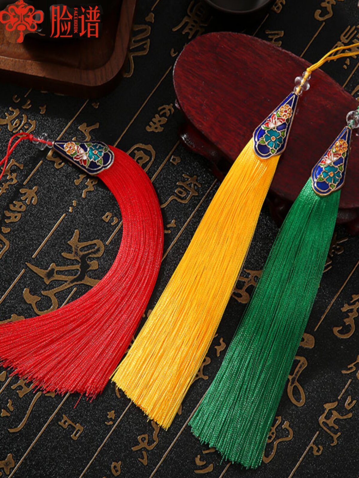 16CM 에나멜 술 술 고대 스타일 HANFU 매달려 술 자동차 교수형 DIY 쥬얼리 펜던트 칼 술 긴 술
