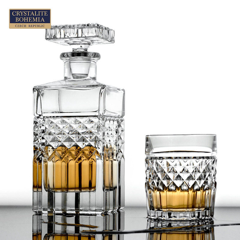 BOHEMIA捷克进口水晶玻璃威士忌洋酒杯酒樽酒具套装家用轻奢 经典