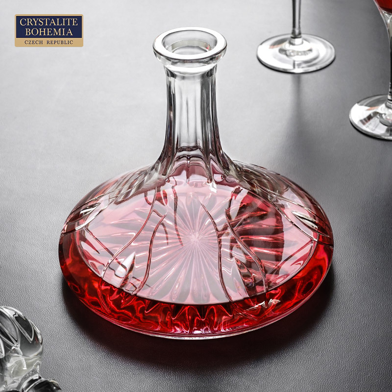 進口捷克bohemia帶塞高端醒酒器