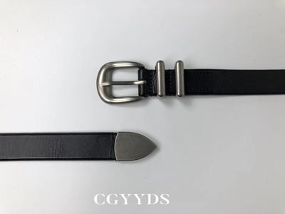 CGYYDS 22 新款 做旧特级 头层牛皮 镀银扣时尚 百搭款 皮带 腰带