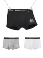 Black, white, and gray 3 strips