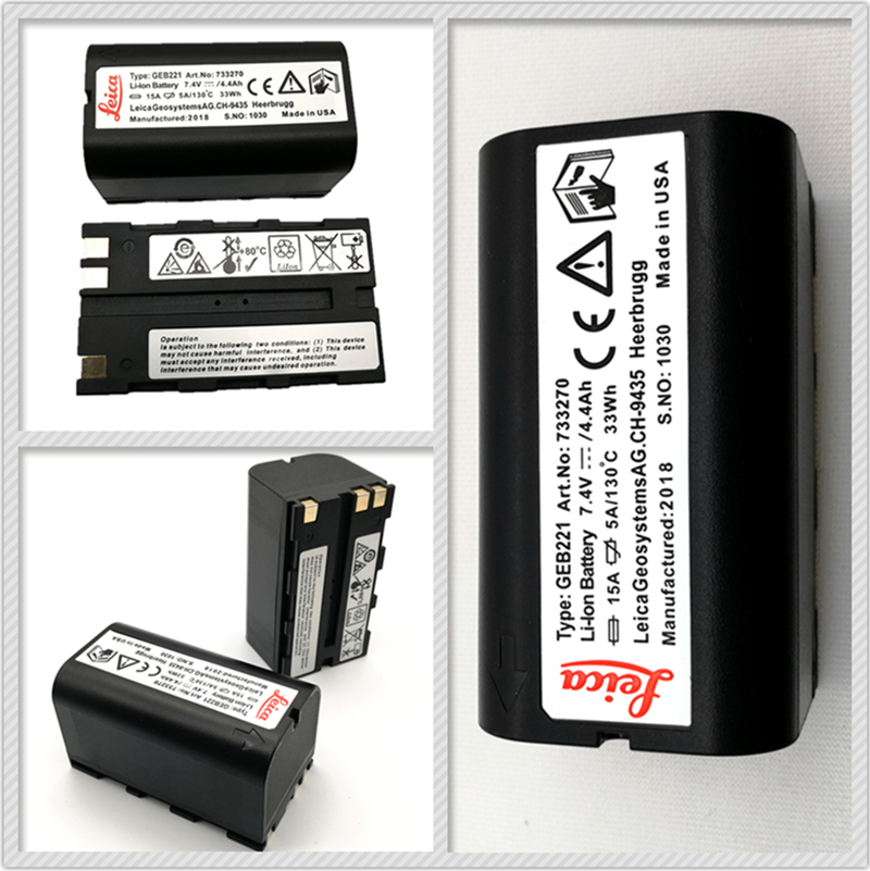 LEICA徕莱卡全站仪电池GEB221 GEB222 GEB212 GEB211充电器GKL211