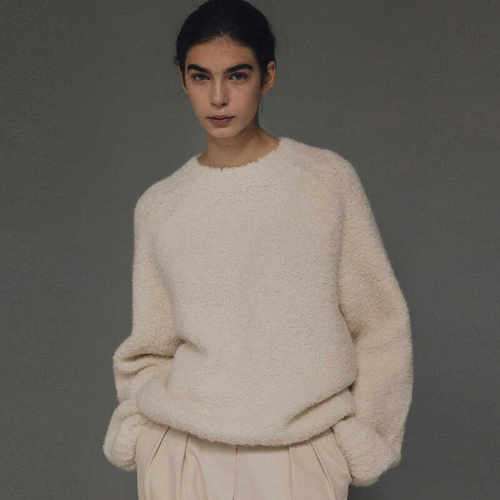 毛衣女秋冬设计感小众羊毛衫