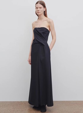 Facade pattern无袖连衣裙女年夏季新款透气A字裙子晚礼服裙子