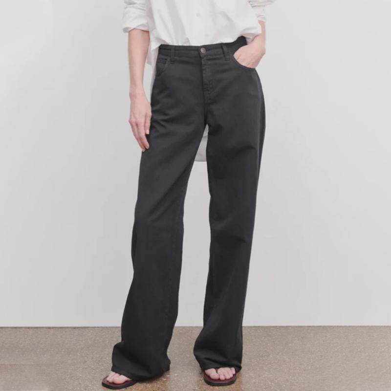 牛仔裤直筒阔腿拖地长裤休闲裤