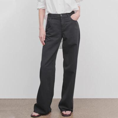 牛仔裤直筒阔腿拖地长裤休闲裤