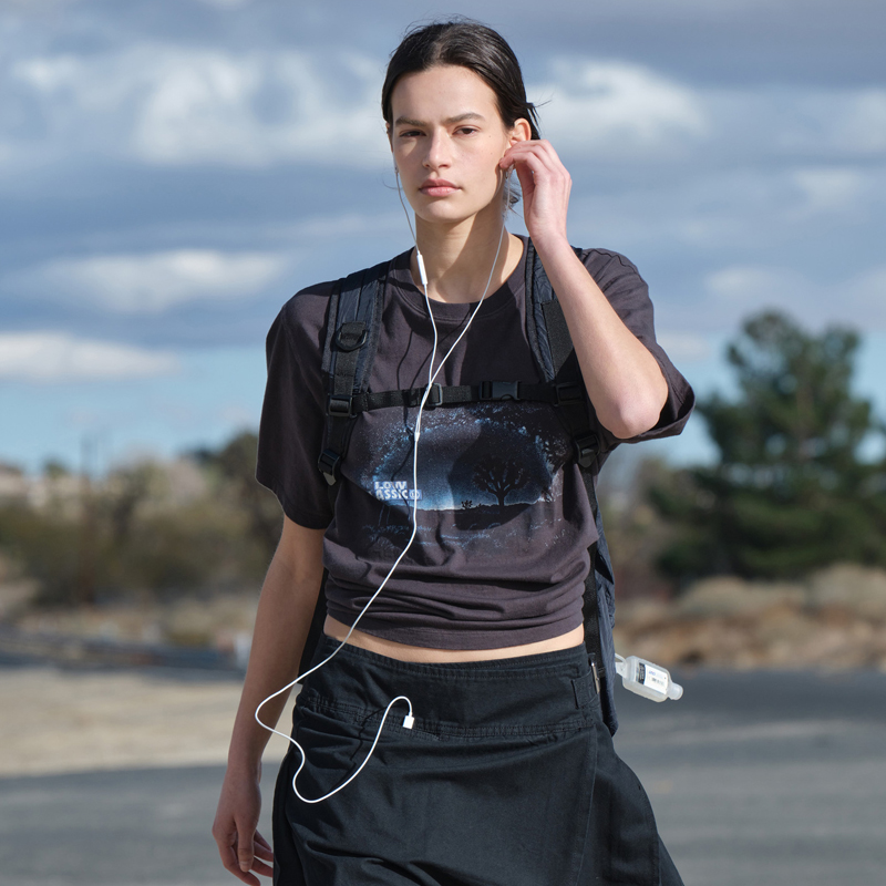 短袖T恤女休闲纯棉圆领印花上衣