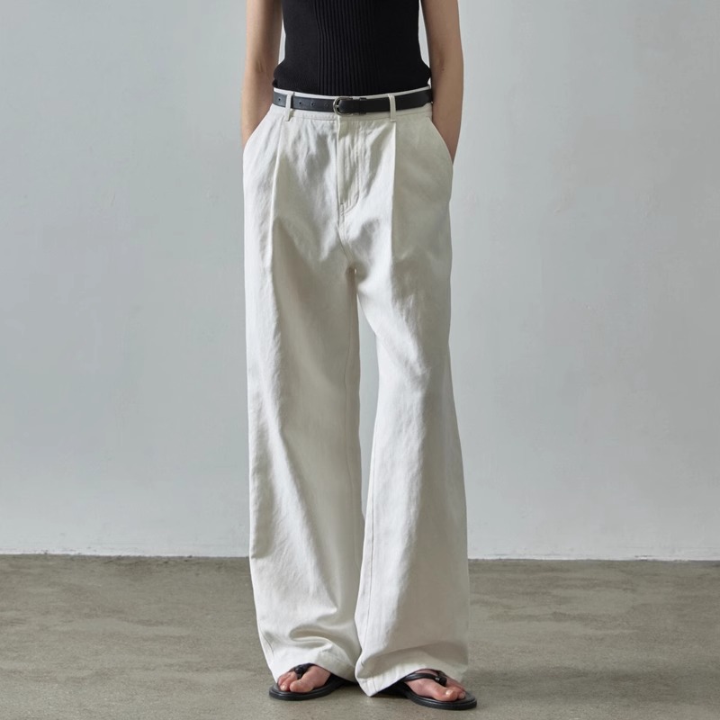 休闲裤女显瘦百搭直筒阔腿拖地裤