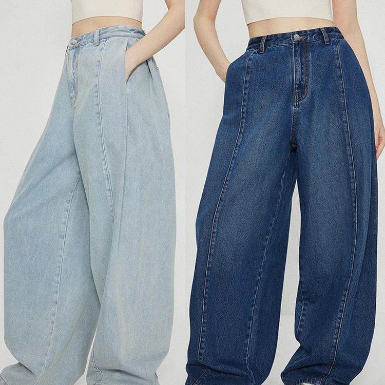 极简阔腿裤女休闲长裤