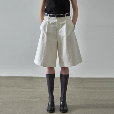 五分阔腿短裤女直筒百搭休闲裤