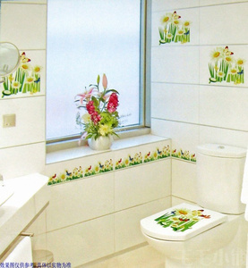 M80-2M 花草蝴蝶大盟水移画浴室厨房儿童房装饰贴画家具贴瓷砖贴