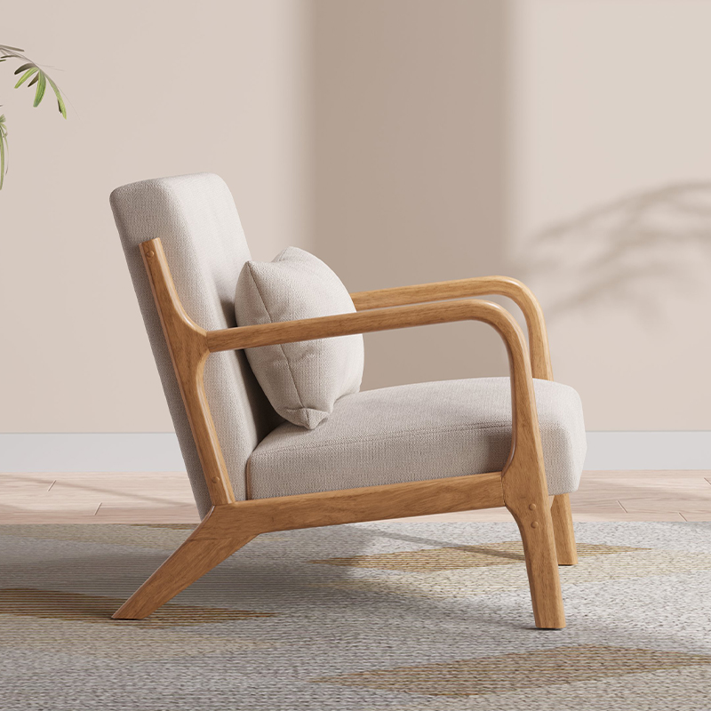 单人沙发椅阳台客厅复古座椅