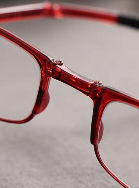 Folding Reading Glasses With Case Men Women TR90 Clear Lens