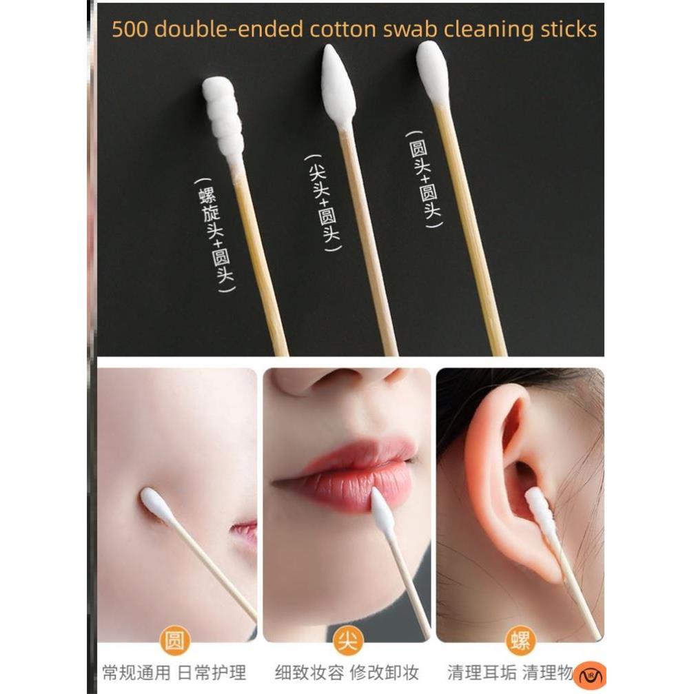 Cotton swab double-headed cleaning cotton swab cotton ball