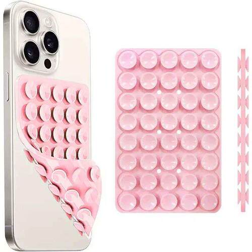 Silicone Suction Cup Phone Case Mount Double Sided Hands-Fre