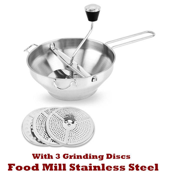 Food Mill for Tomato Sauce Applesauce Puree Baby Food Rotary