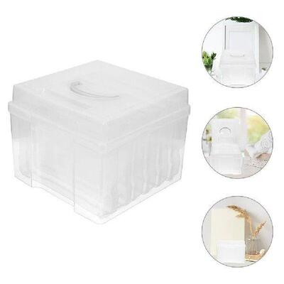 Photo Storage Box Photos Holding Case Containers Plastic