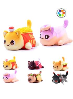 Meemeow Aphmau Plush Meemeows Food Cats Plushie Bunle Ahpmau