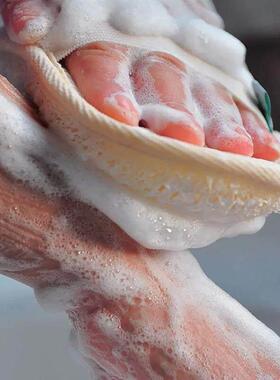 Natural Loofah Bath Exfoliating Scrub Sponge Body Scrubber E