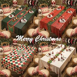Christmas tablecloth Decorations Xmas waterproof tablecloths