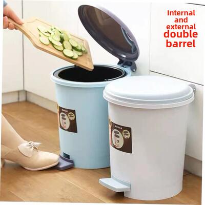Garbage can toilet trash can kitchen Dustbin with cover bin