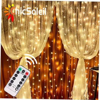LED Curtain String Light Christmas Decorations for Home Garl