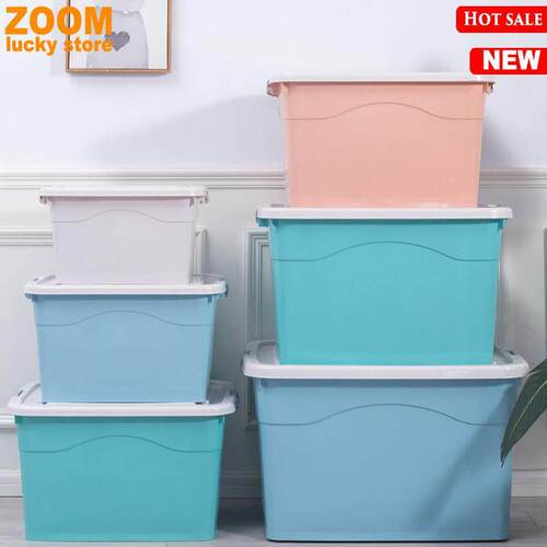 Large plastic storage box moving boxes packing quilt Storage