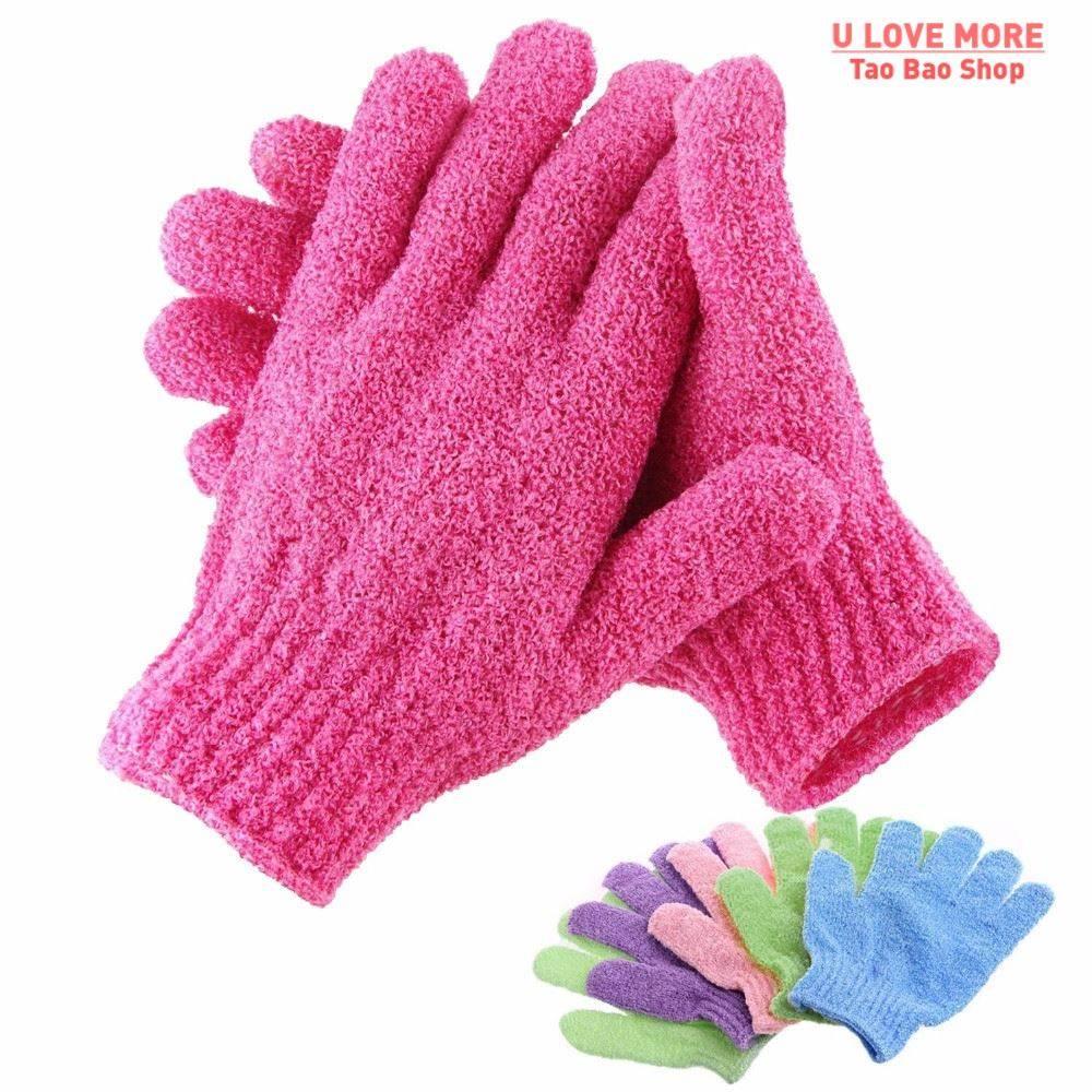 Bath For Peeling Exfoliating Mitt Glove For Shower Scrub Glo
