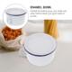 Food Bowl Instant Enamel Bowls Noodle Ramen Cup Retro Soup