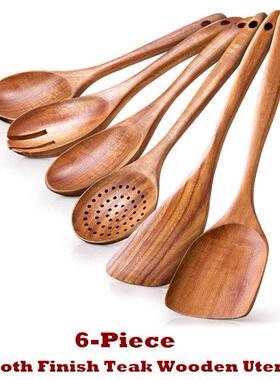 Wooden Spoons Teak Wooden Utensils Cooking Utensils Sets