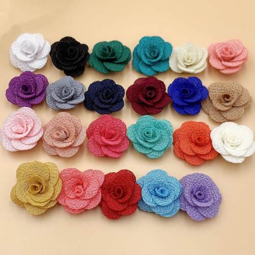 2.5CM Small Flower Clothing Headwear Accessories Three-dimen