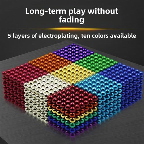 New Colorful Magnetic Ball Toys Metal DIY Magnet Balls Block