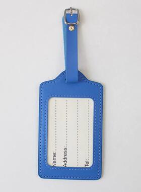 PU Leather Suitcase Luggage Tag Label Bag Pendant Handbag Po