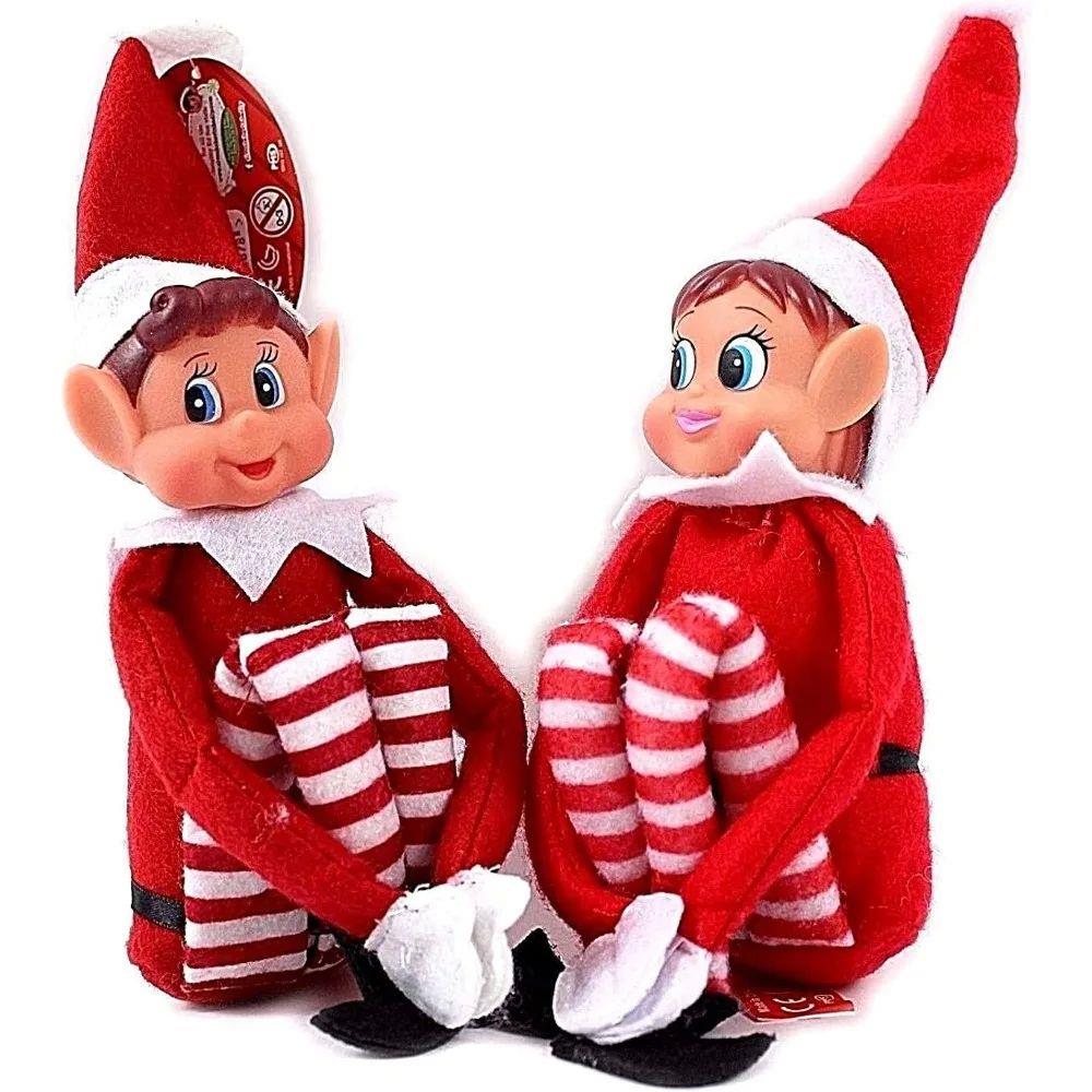 42cm Christmas Elf Doll for Kids Mini Toy Elf Dolls for Chri