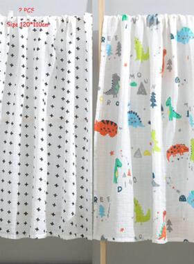 4Pcs76*76cm Muslin 100% Cotton Flannel Baby Swaddles Soft