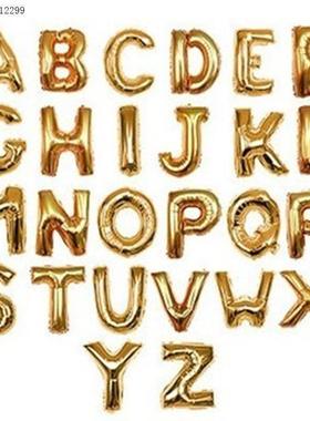 16A-Z Gold Alphabet Letters Balloons Foil Balloon Birthday