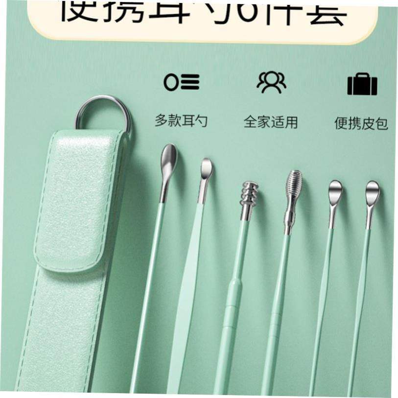 6PCS Ear Cleaner Wax Removal Tool Earpick Sticks Earwax Remo